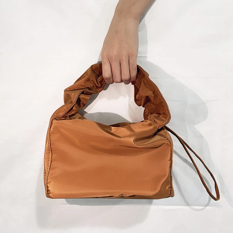 

Nylon luxury Handbag Vintage Ladies Totes Bags For Women 2020 New Dumpling Hand Bags Female Purse Shoulder Bag Clutches Women