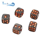 Обновление 5 шт.компл. 18 мм креативные кости черепа забавные бары настольные игры для фестивалей и вечеринок набор 6-сторонних резиновых костей для скелета