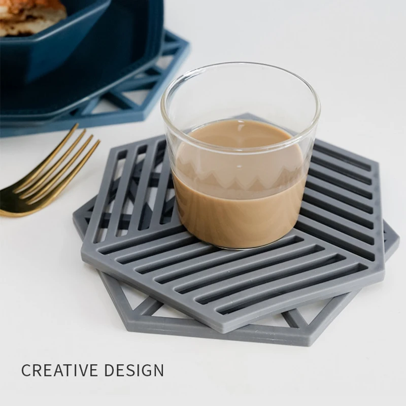 Серый/красный/синий скандинавский Геометрический стиль ПВХ антигорячая