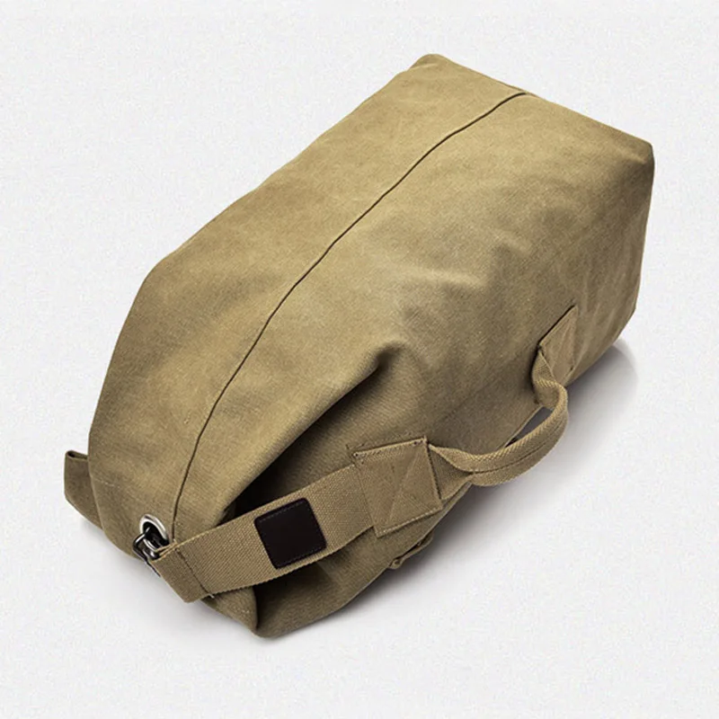 Мужская Холщовая Сумка для багажа большая вместительность походный рюкзак