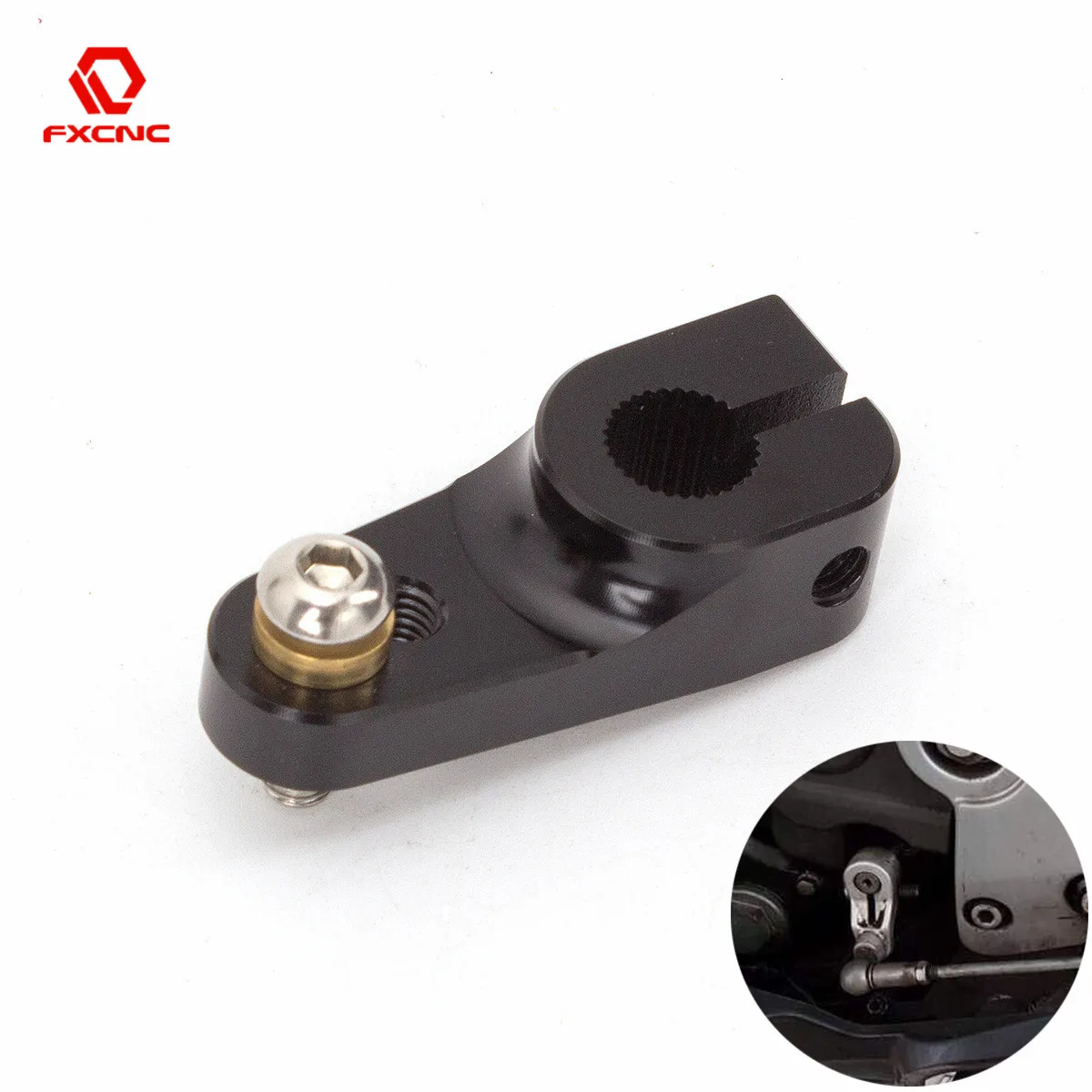 10 мм Регулируемый Алюминиевый Рычаг переключения передач для мотоцикла Rearset