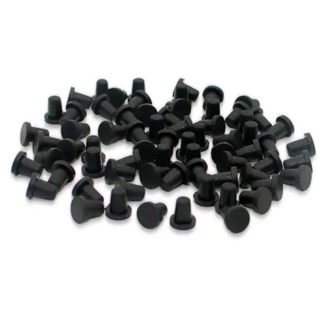 Прочная резиновая специальная маленькая черная пробка 2 мм герметичные заглушки