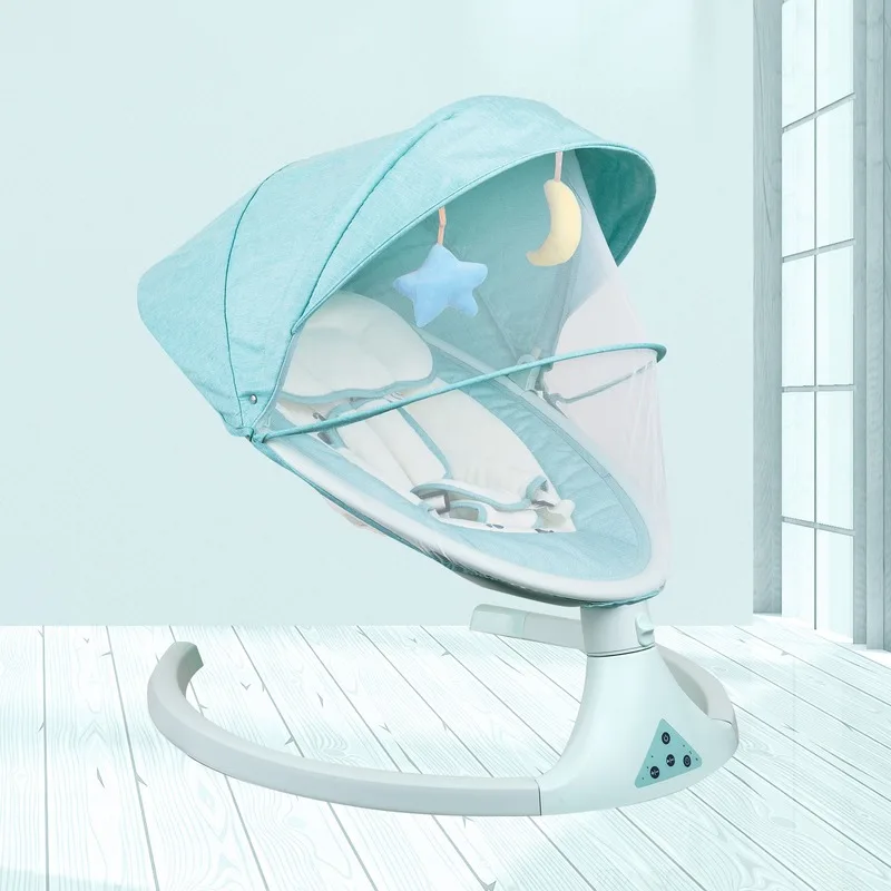 Hot New Coax Artifact Baby BB Electric Rocking Chair Smart Sleeping Basket Electric Cradle Crib 0-12 Months Accessories for Baby