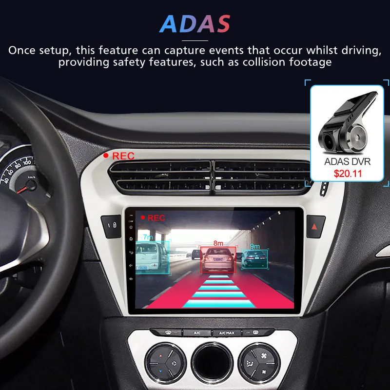 Junsun V1 2G+ 32G Android 9,0 для peugeot 301 Citroen Elysee- автомобильный Радио Мультимедиа Видео плеер навигация gps 2 din dvd