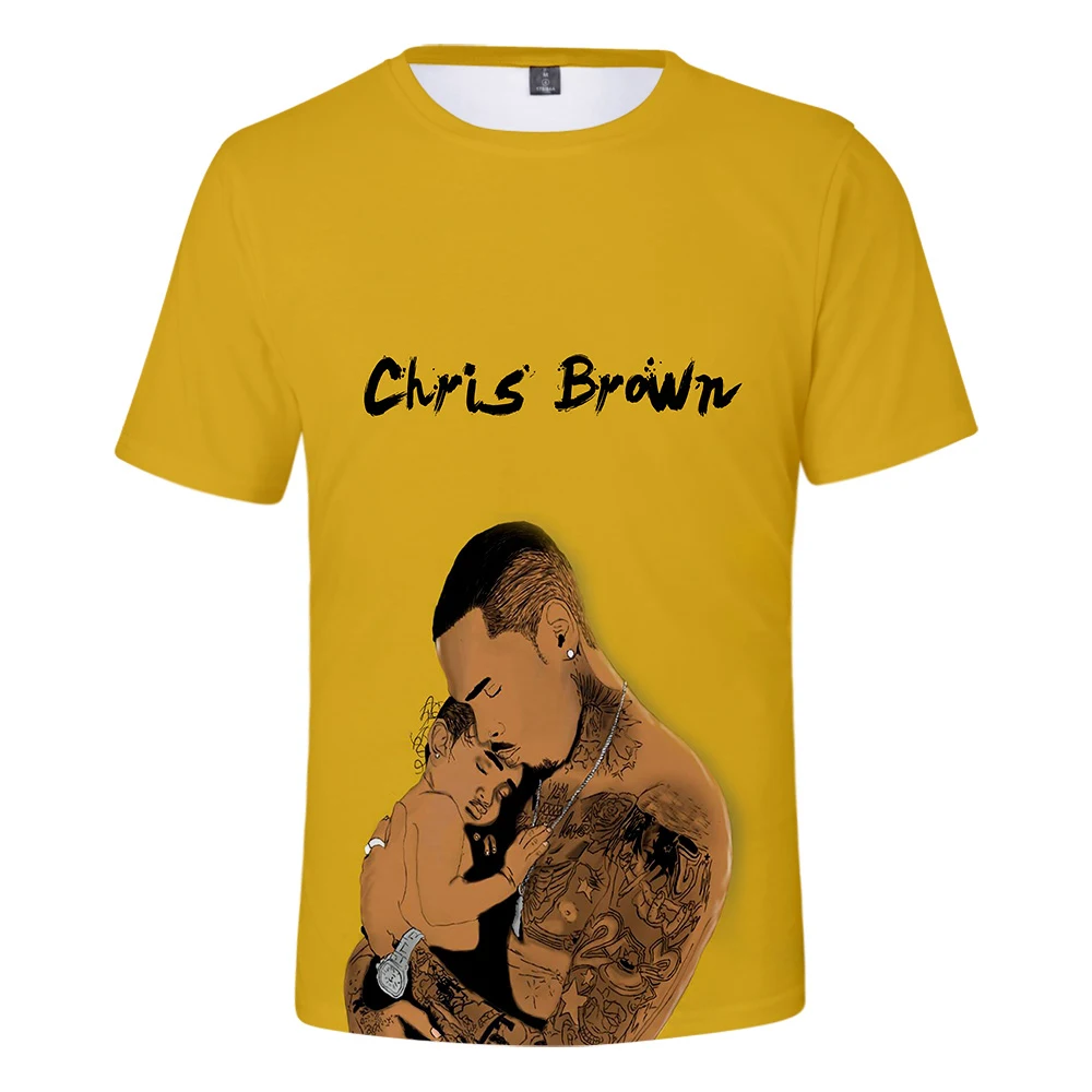 Женская футболка с коротким рукавом круглым вырезом и 3D-принтом | Мужская одежда