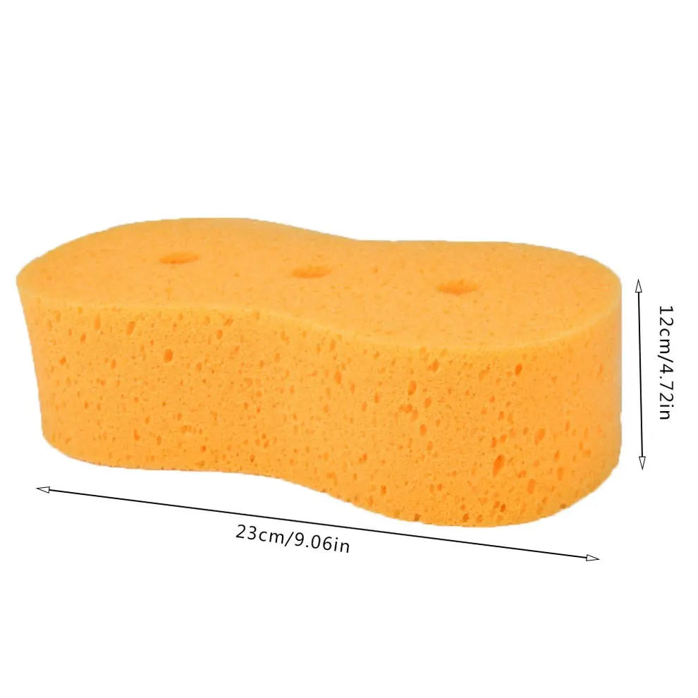 

Coral Sponge Macroporous Car Auto Washing Cleaning Sponge Block Honeycomb Car Cleaning Cloth Yellow Car Cleaner Tools