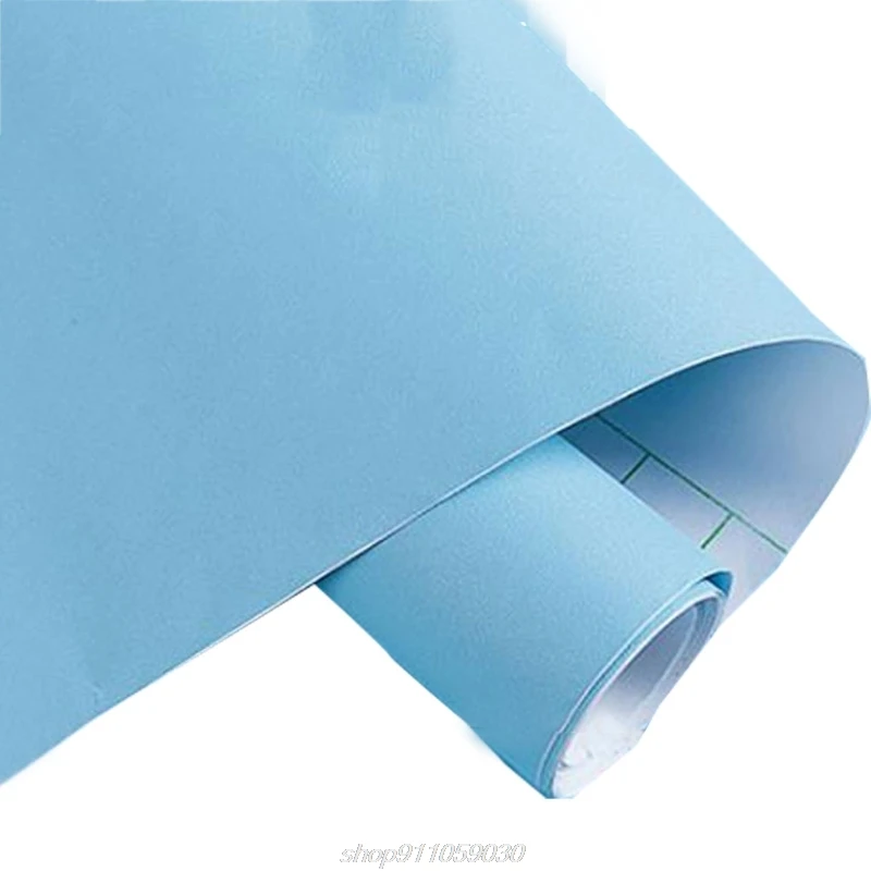 

Self-Adhesive Bedroom Warm Waterproof And Moisture-Proof Pure Color Wallpaper E1PD