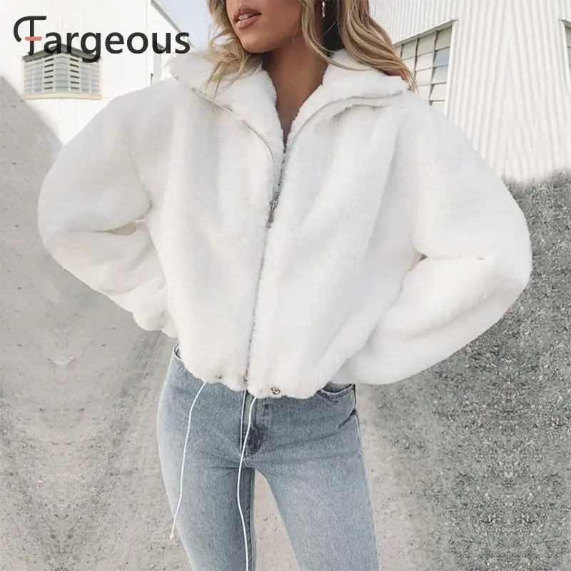 Модное повседневное зимнее пальто из искусственного меха с плюшевым мишкой