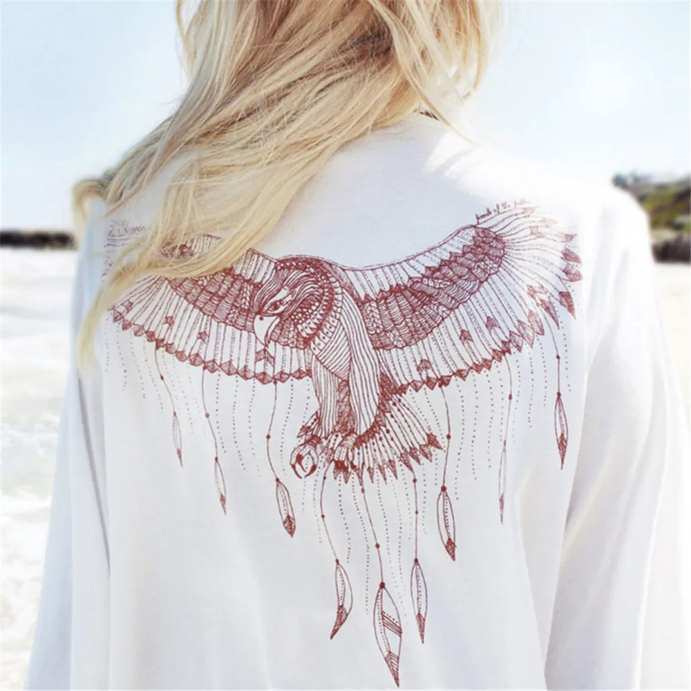 Пляжная накидка с принтом орла шифоновый купальник кружевной бикини купальный