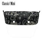 Новая классическая Мини водонепроницаемая ткань с отделкой на молнии, украшение из ткани для классической мини-сумки Obag, Классическая мини-сумка