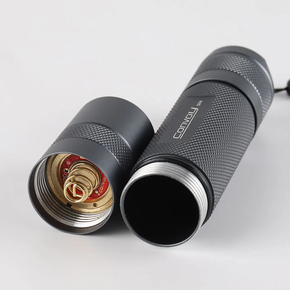 Фонарик Convoy S21A 519A R9080 с высоким индексом цветопередачи фонарик 21700 фонарь 6 А