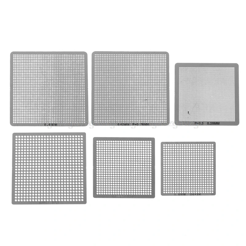 

27Pcs BGA Stencils Universal Direct Heated Stencils For SMT SMD Chip Rpair Au11 Dropship