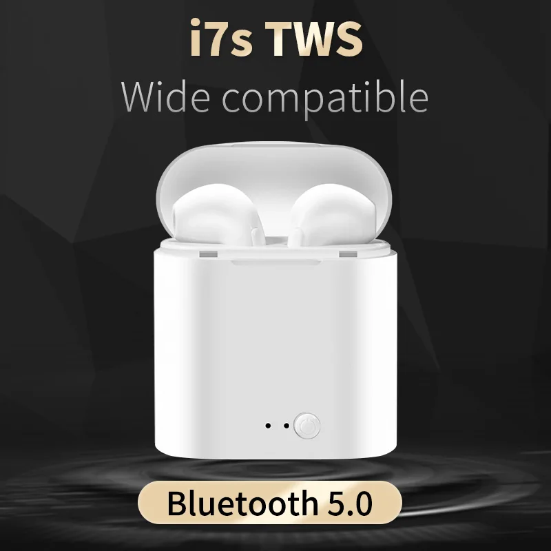 Беспроводные наушники i7s TWS Bluetooth 5 0 Спортивная игровая гарнитура вкладыши с