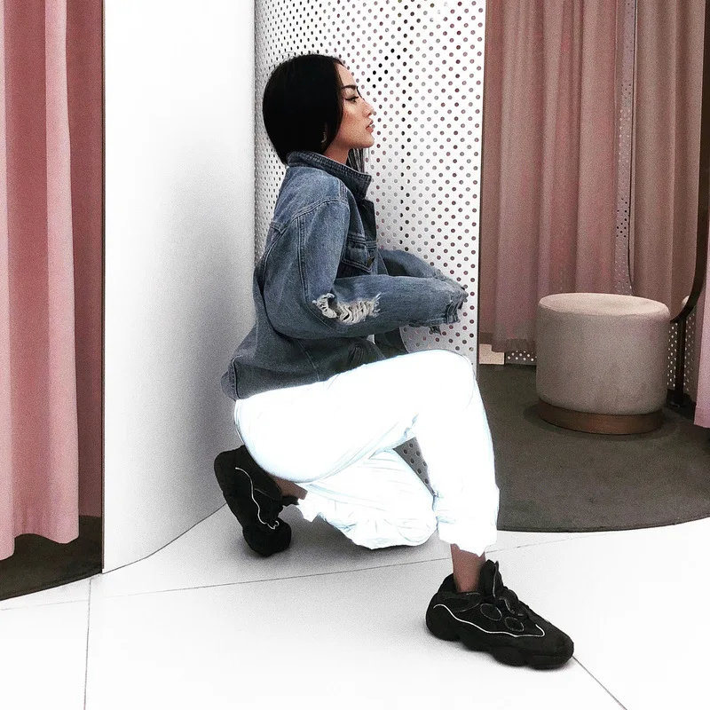Женские Светоотражающие шаровары Heydress тренировочные штаны с высокой талией