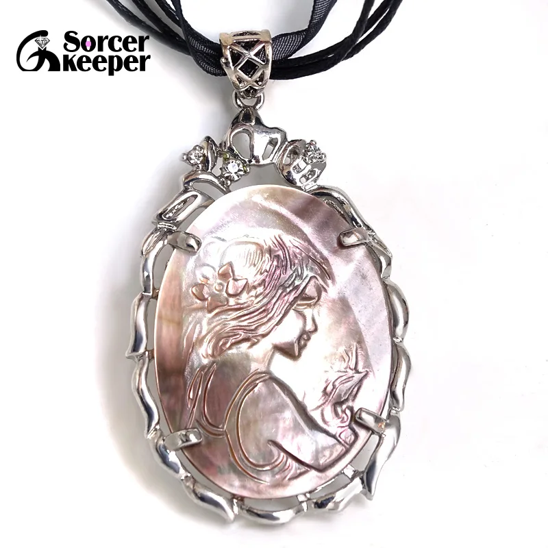 Натуральные аксессуары многоцветное ожерелье с морским жемчугом из ракушек