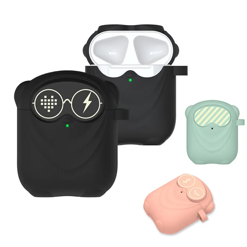 

New Fashion Funny Cute Cartoon Silicone Cover For Apple Airpod 1 2