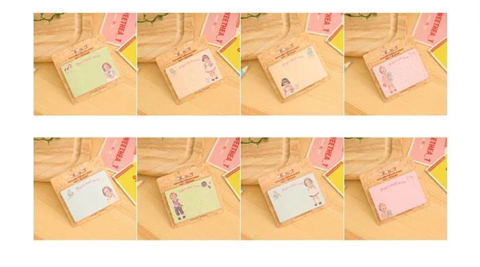 60 pcs/Lot Paper doll mate sticker Decorative paper Memo pad Post sticky notes cute stationery material School supplies FM651 |