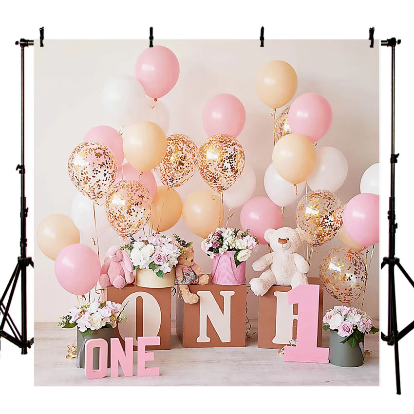 

Avezano Photography Backgrounds Birthday Party Banner Balloon Backdrops For Photo Studio Photocall Photozone Decoration Vinyl