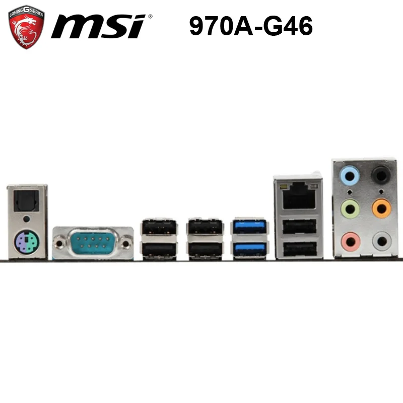 

Socket AM3/AM3+ MSI 970A-G46 Motherboard AMD 970 AMD FX/Phenom II/Sempron DDR3 32GB SATA III Original Desktop MSI 970 Mainboard