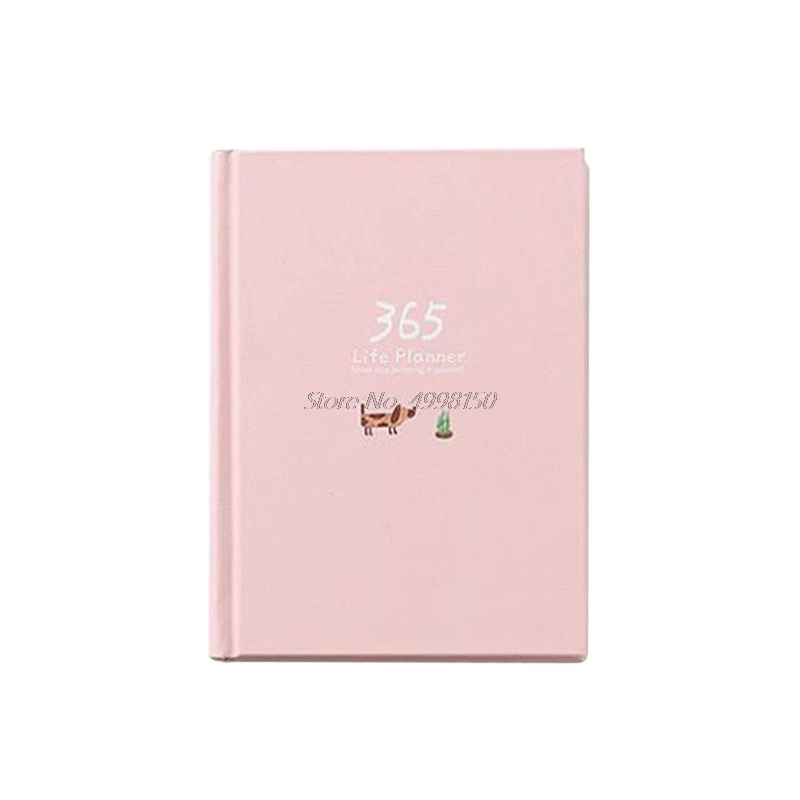 

365 Days Personal Diary Planner Hardcover Notebook Diary 2019 Office Weekly ScheduleWholesale dropshipping