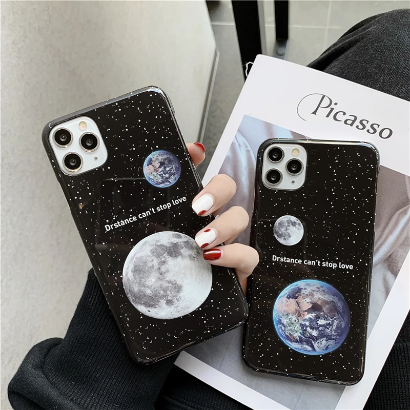 Модный чехол Lovebay со звездным небом для телефона iphone 7 8 6 6s Plus X XS Max с космическим