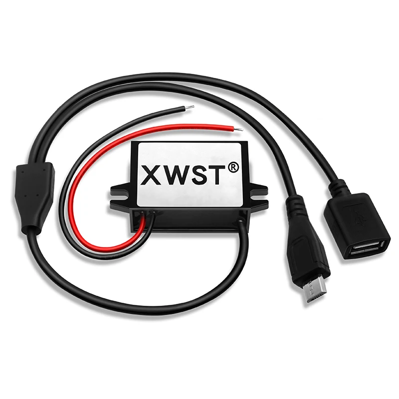 

DC DC 12V 24V 36V 48V 60V 72V to 5V Step Down Power Converter 3A 15W Micro Mini Ear USB Buck Converter Charger for Car Charging