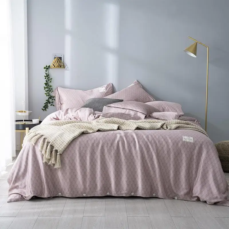 Boho Тенсел шелк мягкой пододеяльник постельное белье н Queen Комплект постельного