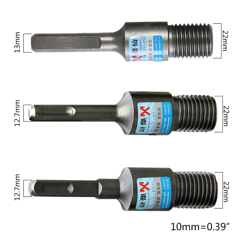 

2021 High Quality Drill Bit Adapter 1PC Diamond Core Bit Plus M22 Drill Adapter for Electric Hammer Electric Drill Converter