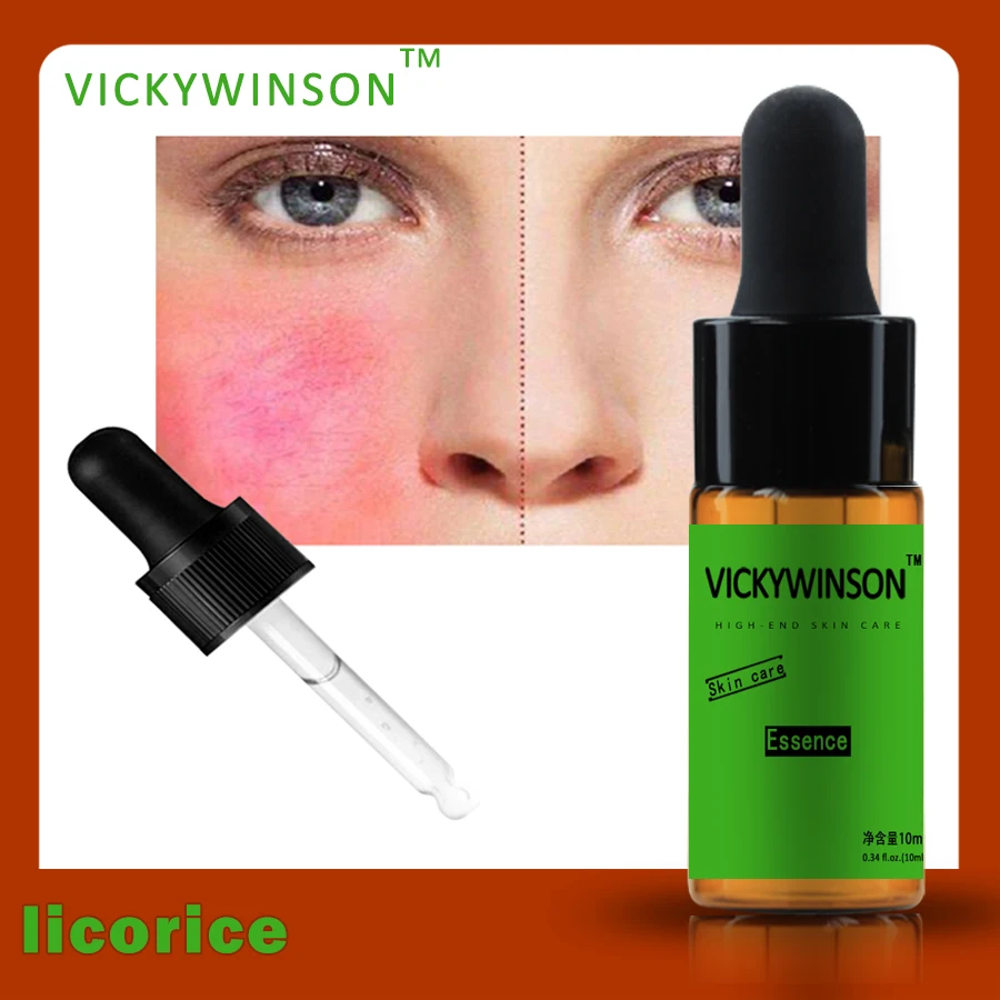 

Licorice essence 10ml Face Serum Vitality Hyaluronic Acid Essence Hydrating Shrink Pores Smear Lotion Moisturizing Milk