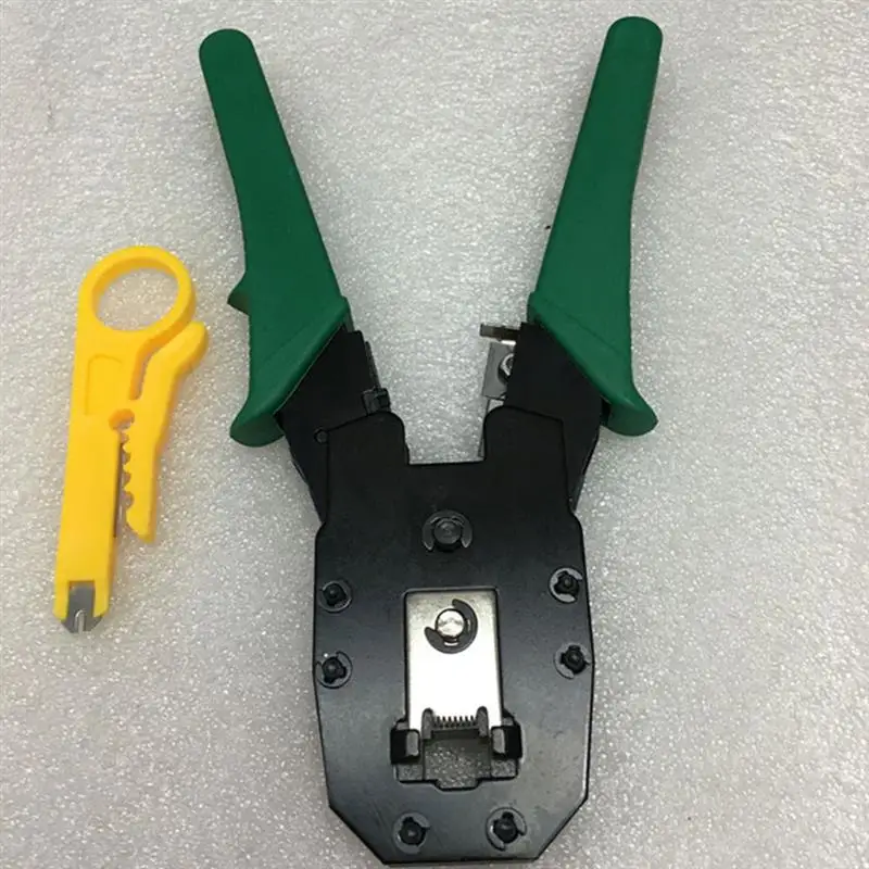 Трехцелевые сетевые плоскогубцы с кристальной головкой для сетевого кабеля