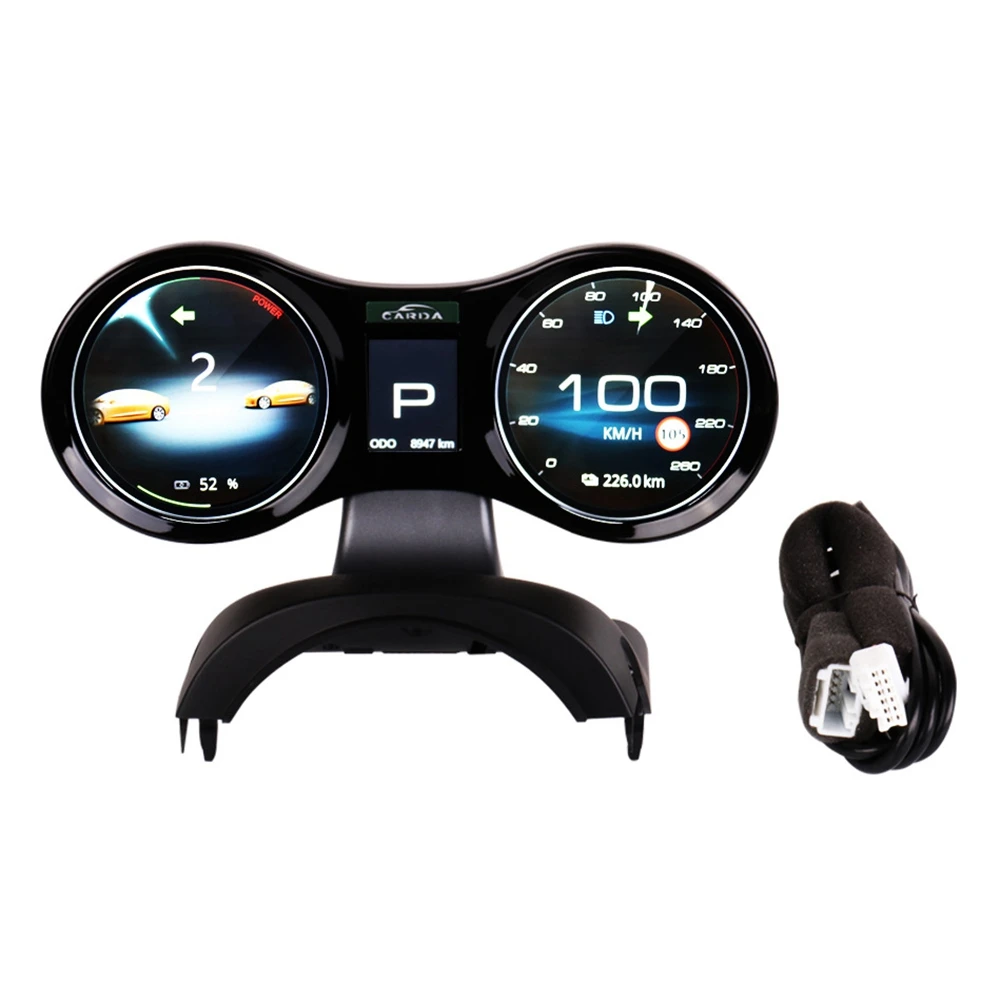 

Car Displayer Screen Dashboard Speedometer HUD for Tesla Model 3 LCD Digital Cluster Instrument Panel Modification Accessories