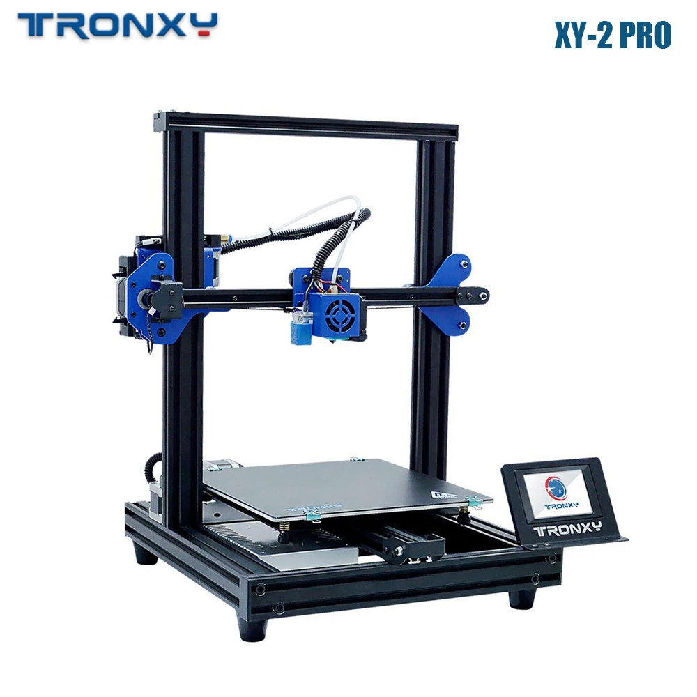 Verkaufen TRONXY XY-2 Pro 3D Drucker Verbesserte Bauen Platte 255*255*260mm Auto Nivellierung Sensor Semi-Montiert Metall Rahmen Power