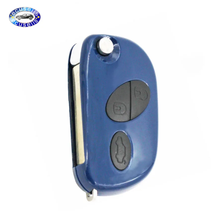 Умный откидной ключ с 3 кнопками пустой чехол для ключей дистанционным