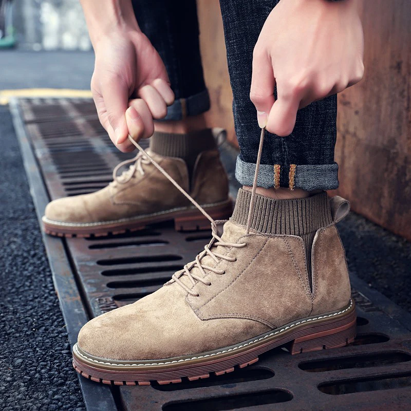 Мужская обувь для пеших прогулок Новинка 2019 года нескользящая резиновая подошва