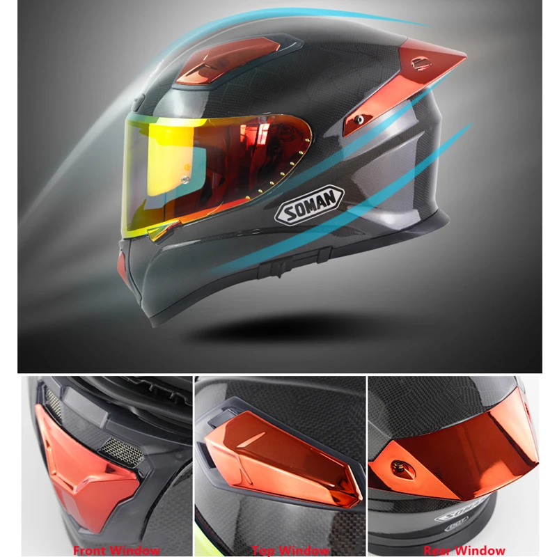 Углеродное волокно мотоциклетный шлем для BMW Kawasaki Honda Suzuki Yamaha Harley Ducati полное лицо
