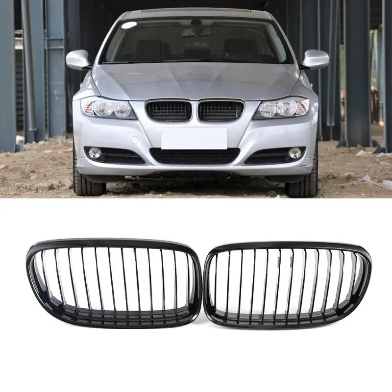 1 пара передняя широкая решетка для почек гриль BMW E90 318 320i 325i 330i 2008 2009 2010 2011