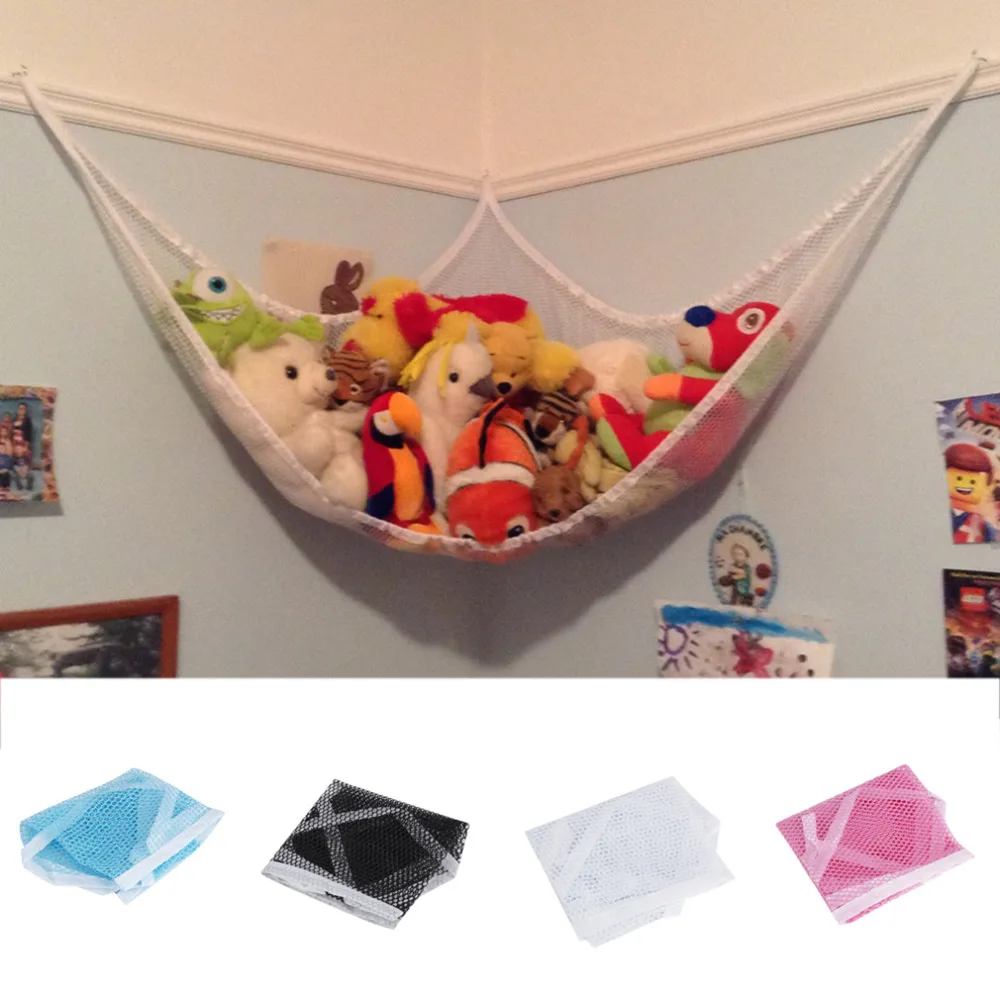 

Children Room Toys Hammock 80*60*60cm Colors Stuffed Hammock Net Animals Drop Storage 4 Organize Toys Shipping Holder