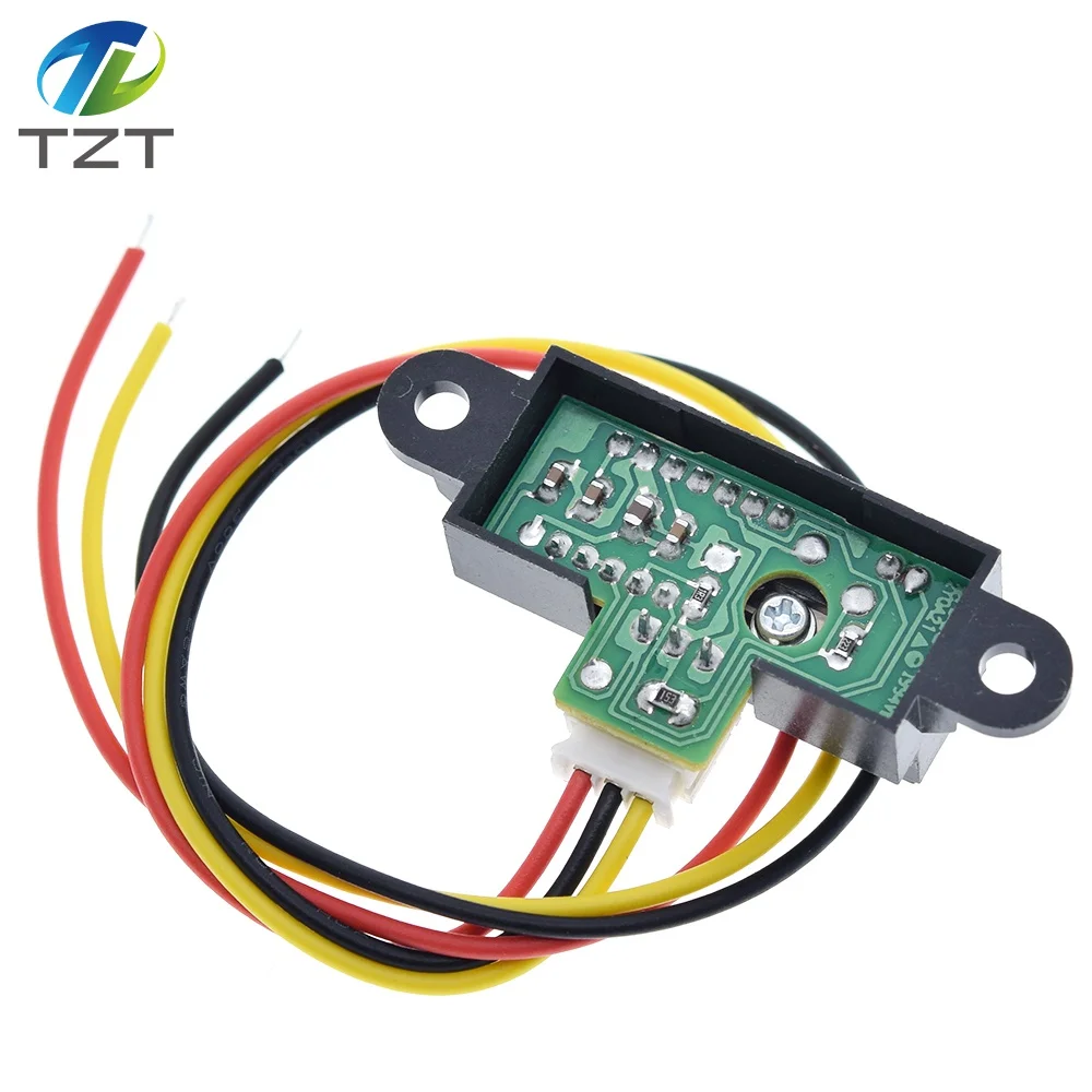 TZT GP2Y0A21YK0F 100% новый 2Y0A21 10 80 см инфракрасный датчик расстояния (включая провода)|sensor
