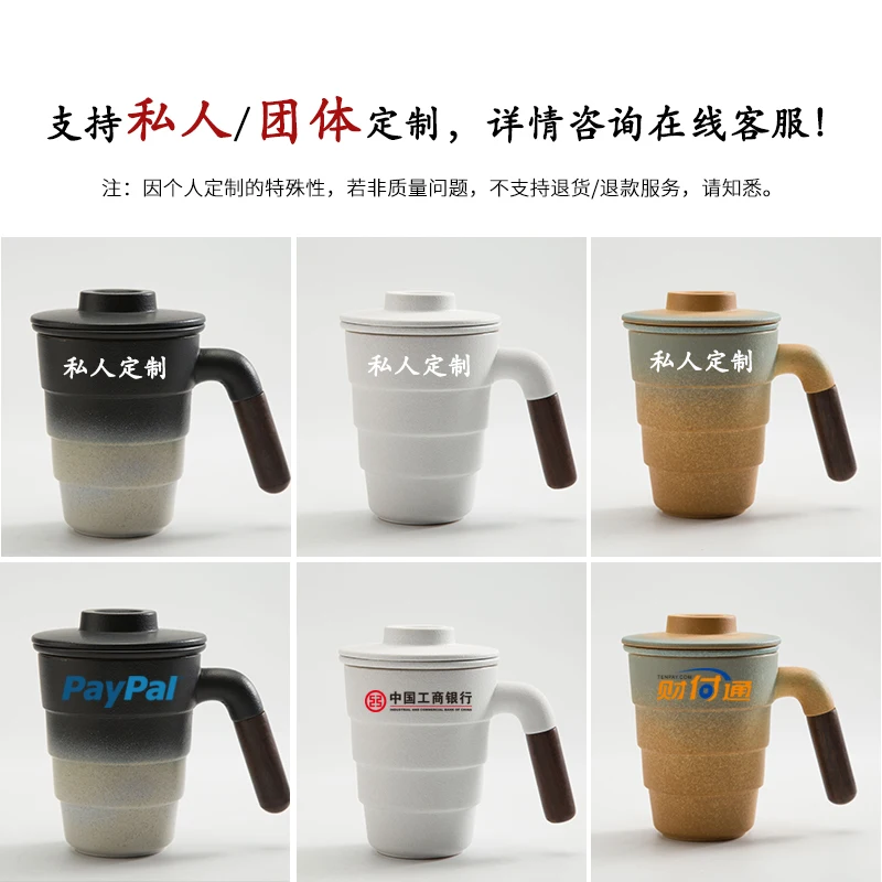 

Warmer Black Vintage Japanese Mug Creative Personalized Gift Funny Mugs Reusable Cup Office Breakfast Tazas Drinkware EH50MU