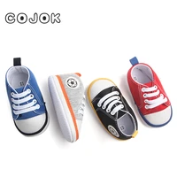 cojok baby canvas shoes sneakers girls boys baby sneakers leather soft sole flat shoes baby striped sports casual shoes