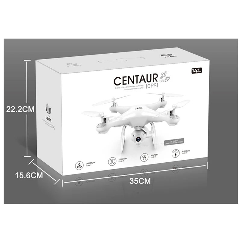 Дрон с GPS и функцией слежения Квадрокоптер камерой HD FPV траектория полета