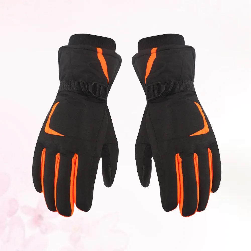 

1 Pair of Winter Ski Riding Windproof Finger Touch Screen Anti-splashing Water Hands Protection for Outdoor