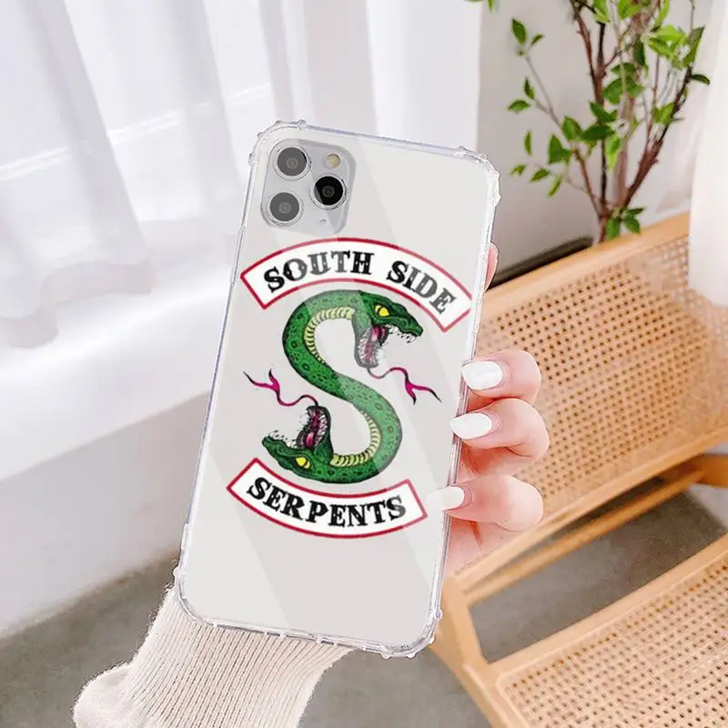 

Riverdale South Snake Phone Case Transparent Case For IPhone 6 6s 7 8 Plus X Xs Xr Xsmax 11 12 Pro Promax 12mini