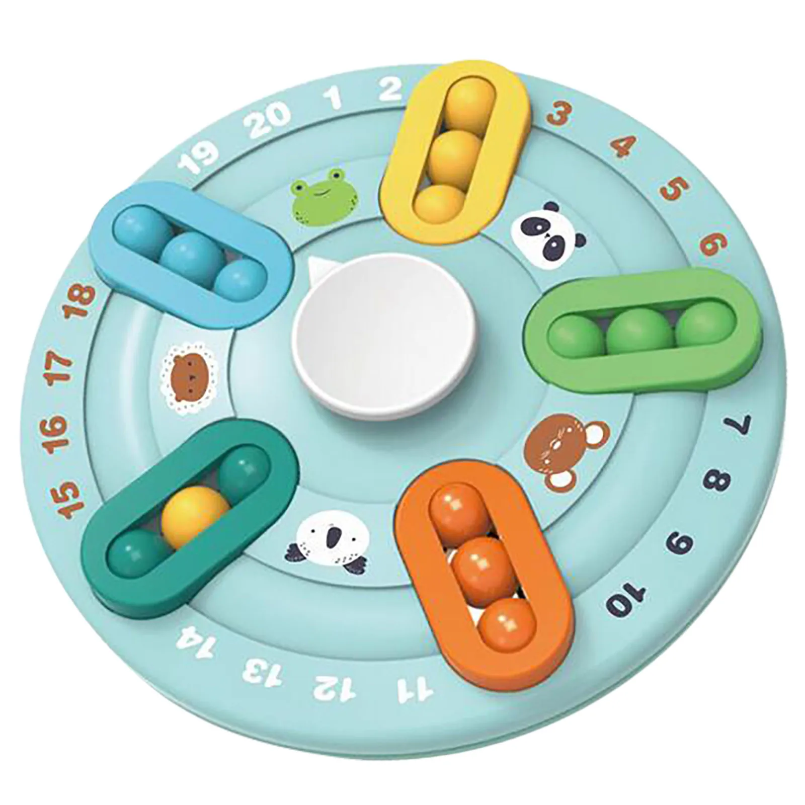 

Rotating Magic Bean Intelligence Fingertip Cube Fidget Spinner Disk Little Magic Beans Fingertips Turn Around Le Children's Toys