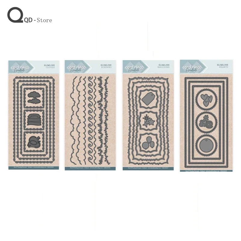 Базовые стильные Вырубные штампы для скрапбукинга металлические 2021 сделай сам