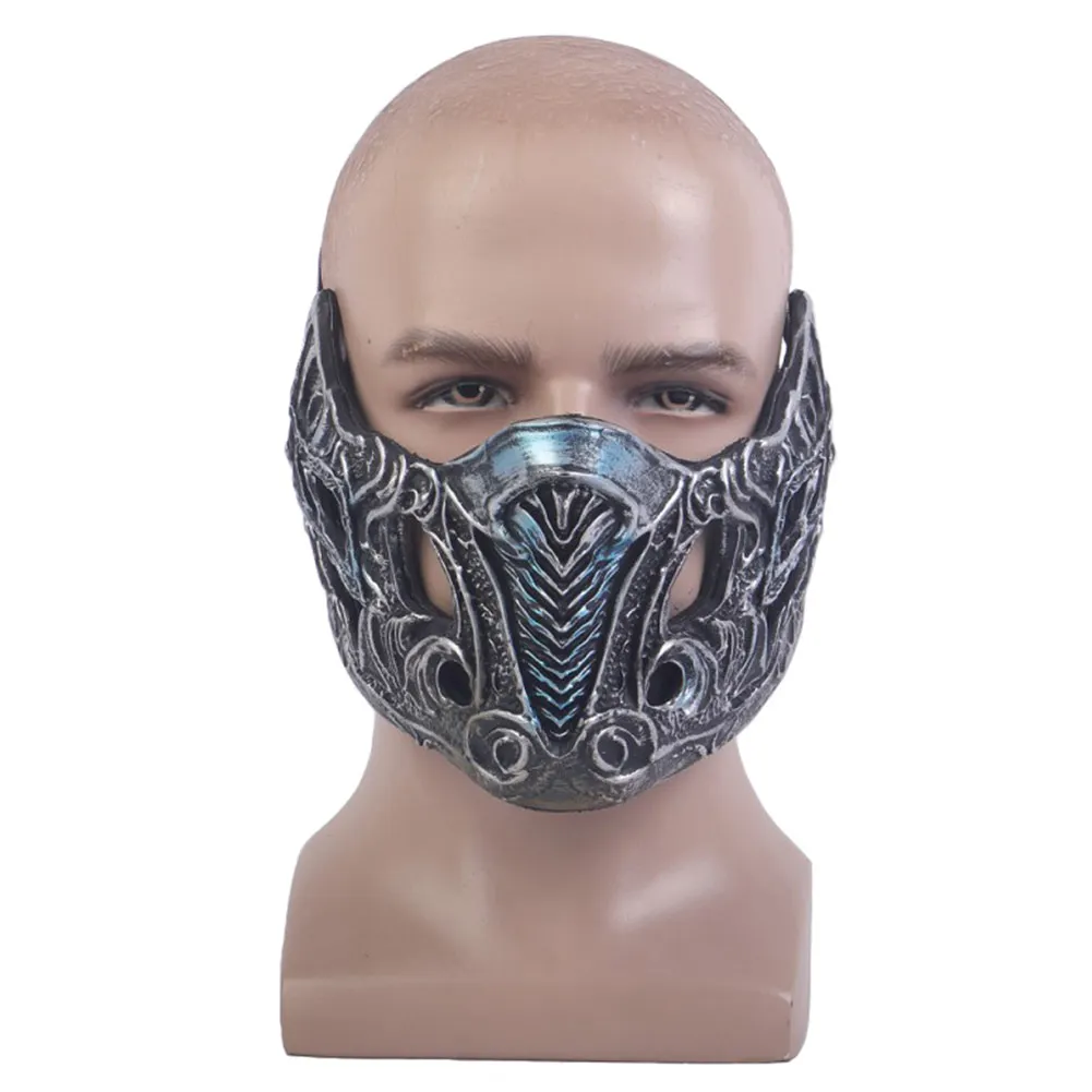 Маска скорпиона Mortal Kombat 11 для косплея маска лица из ПВХ реквизит Хэллоуина Sub