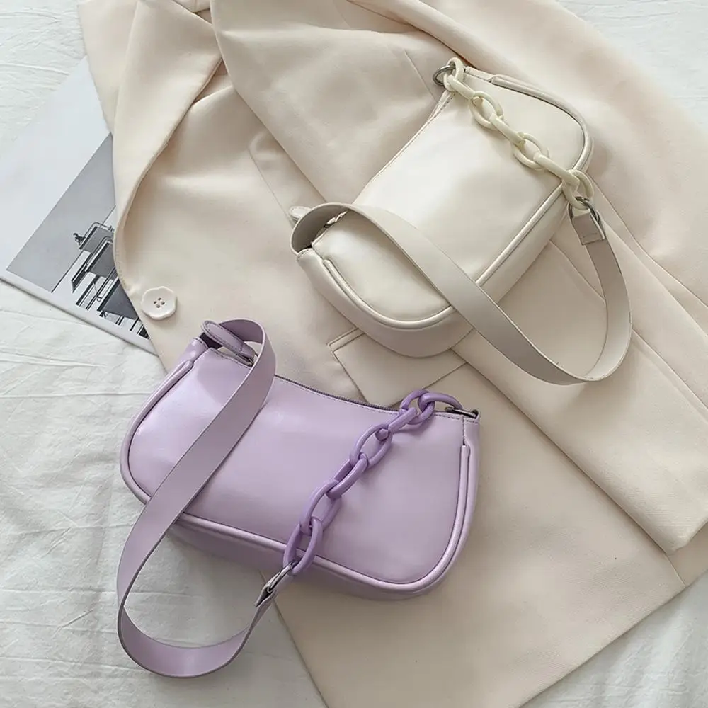 

Women Soft PU Shoulder Handbag Classic Texture Creative Design Chic Purse Ladies Solid Totes Elegant Shopping Bags Dropshipping