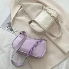 Женский мягкий полиуретановая Наплечная Сумка классической текстуры Креативный дизайн шикарный кошелёк Дамский однотонный тоут элегантная сумка для покупок Прямая поставка