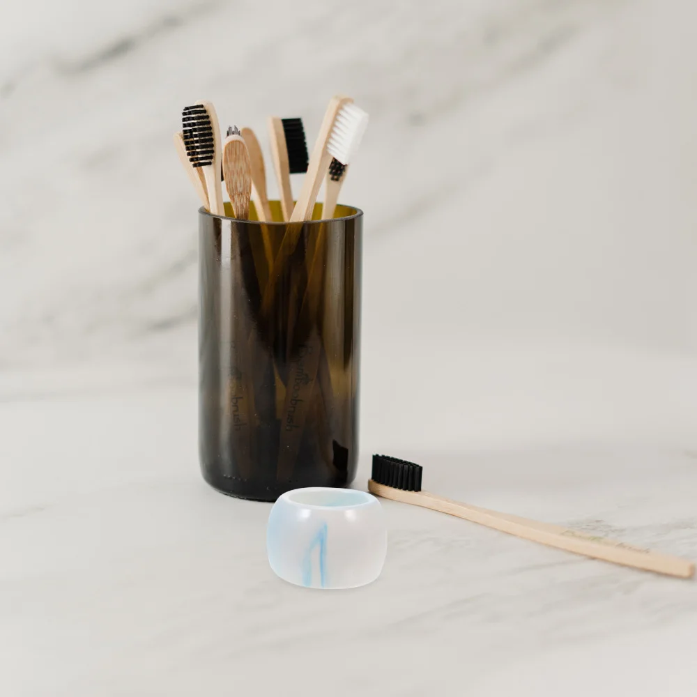

3Pcs Creative Electric Toothbrush Rack Marbling Electric Toothbrush Pedestal