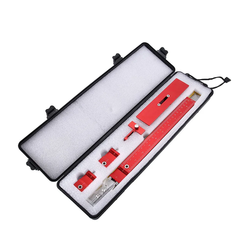 

Wood Dowel Woodworking Jig Equipment Accessories Guide Punch Locator Adjustable